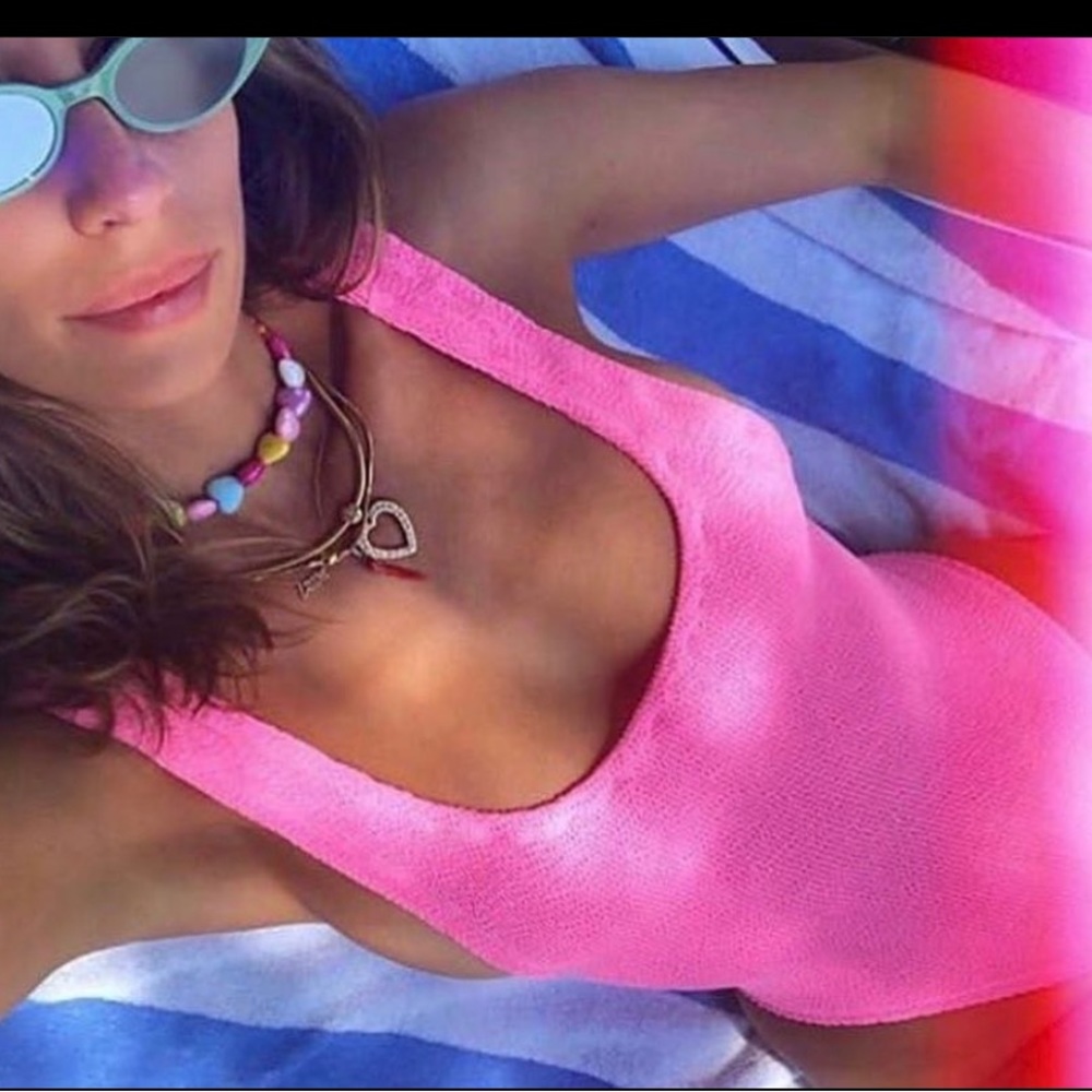 NWT Hunza G one piece swimsuit one size